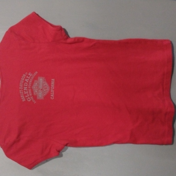 HARLEY Davidson Love Ride 2008 Scoop Neck Tee - Picture 6 of 9